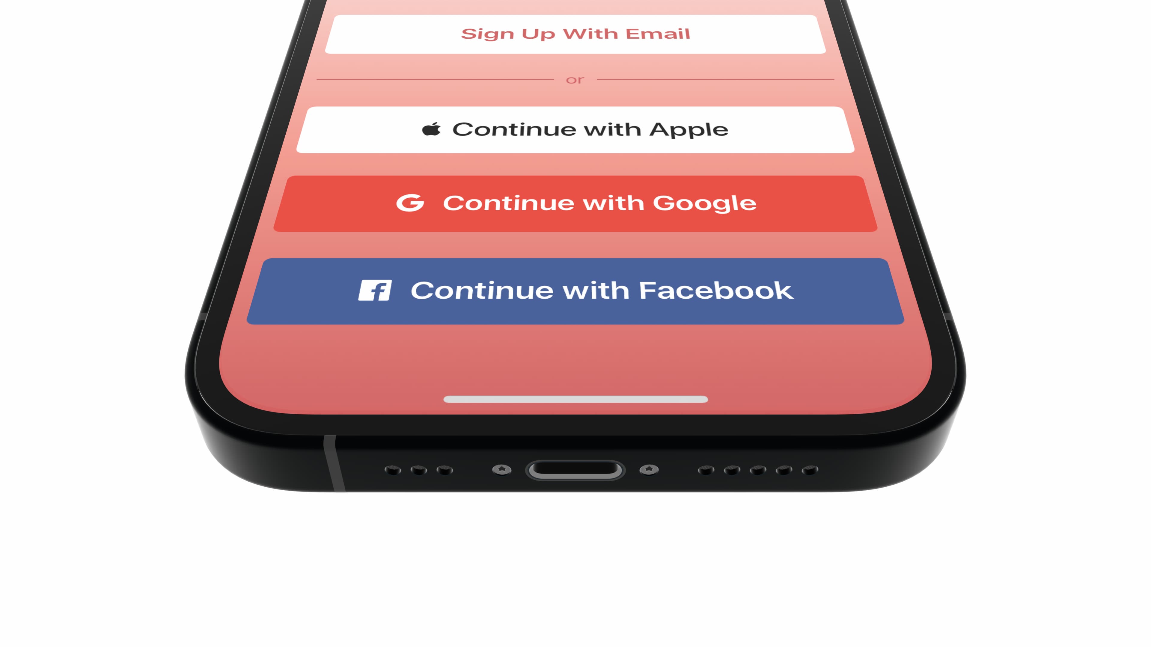 Social Login with Apple, Google, and Facebook